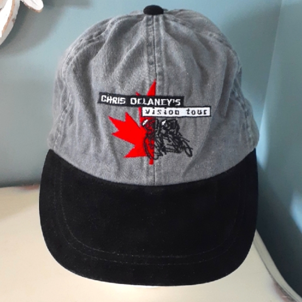 & Chris Delaney's Vision Tour Gray and Black Cap